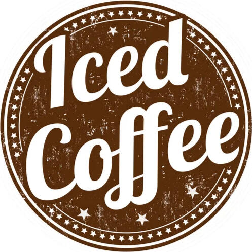 Iced coffee logo